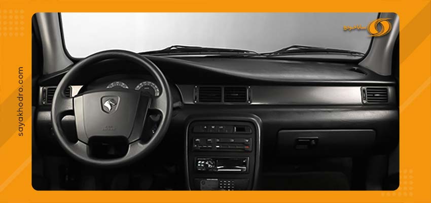فروش اقساطی سمند ef7 5 طراحی داخلی مشکی سمند EF7